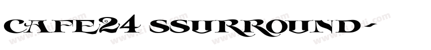 cafe24 ssurround字体转换